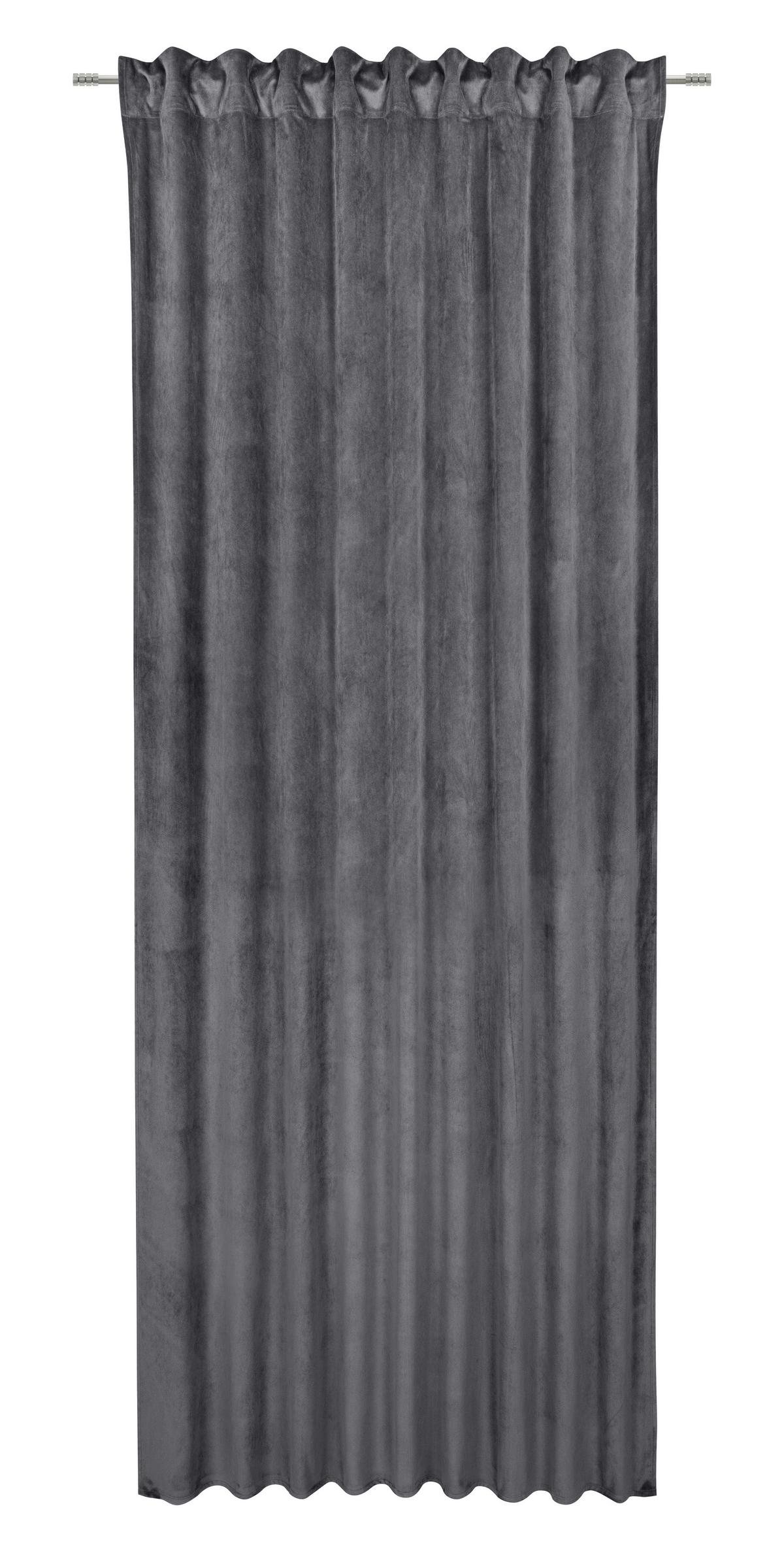 Hotový záves Bianca, 140/245cm, sivá - sivá, Konventionell, textil (140/245cm) - Modern Living