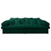 Bigsofa Naomi Grün B: 284 cm - Schwarz/Grün, Design, Textil (284/94/148cm) - Livetastic