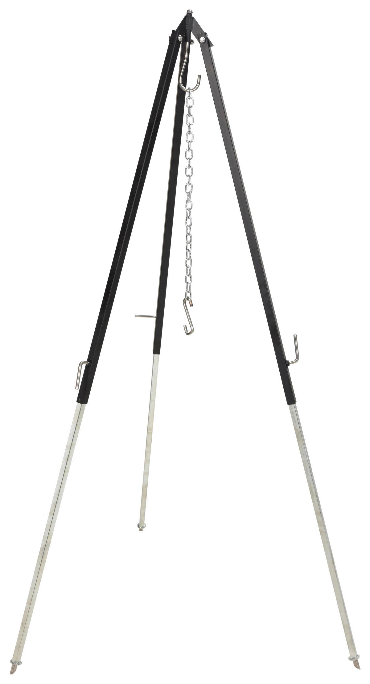 Dreibein Dreibein-Grillhalter - Silberfarben/Schwarz, Basics, Metall (110,0/12,0/12,0cm)
