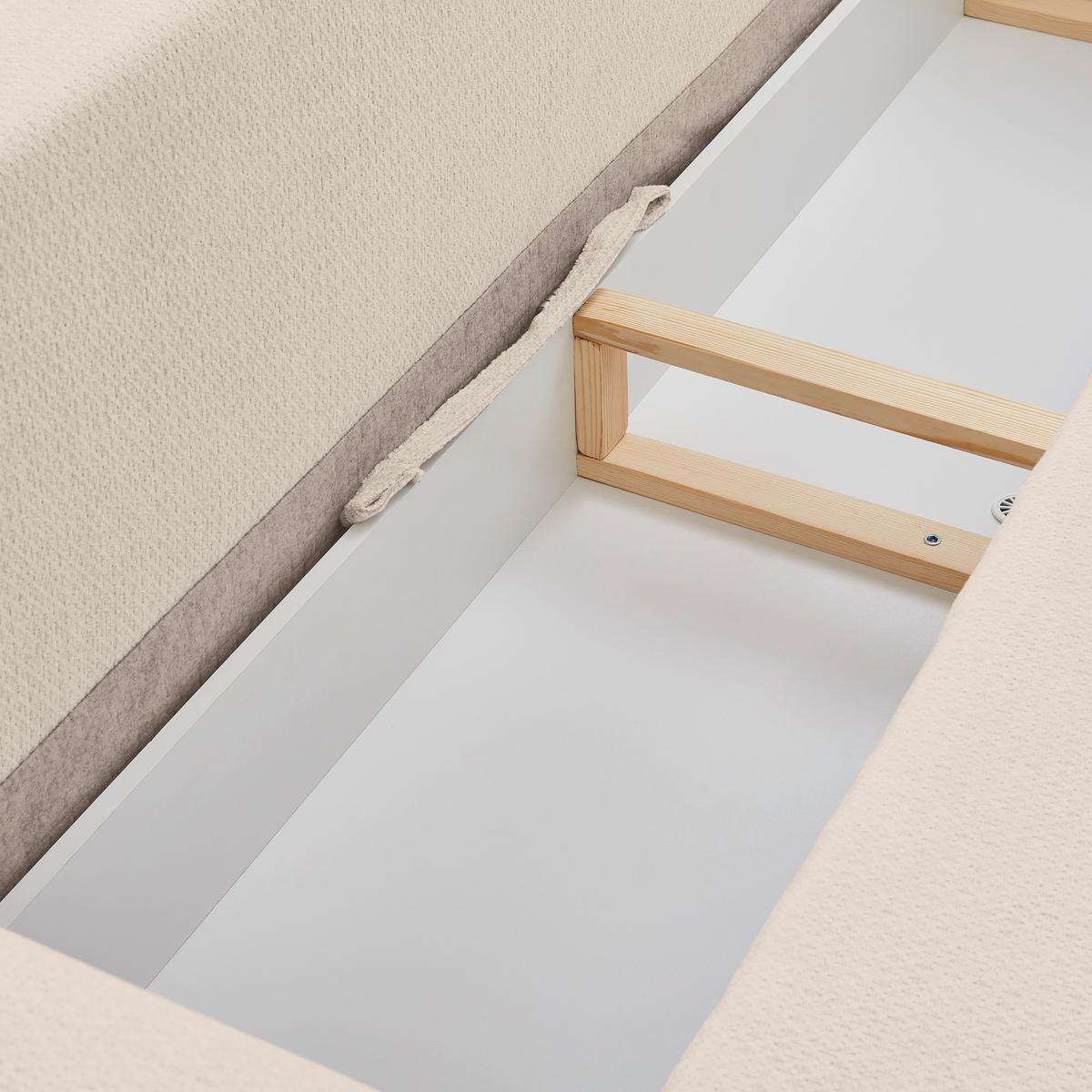 3-sitzer-sofa Mit Schlaffunktion Siena B: 245 Cm - Creme/Schwarz, KONVENTIONELL, Textil (245/85/92cm) - Livetastic
