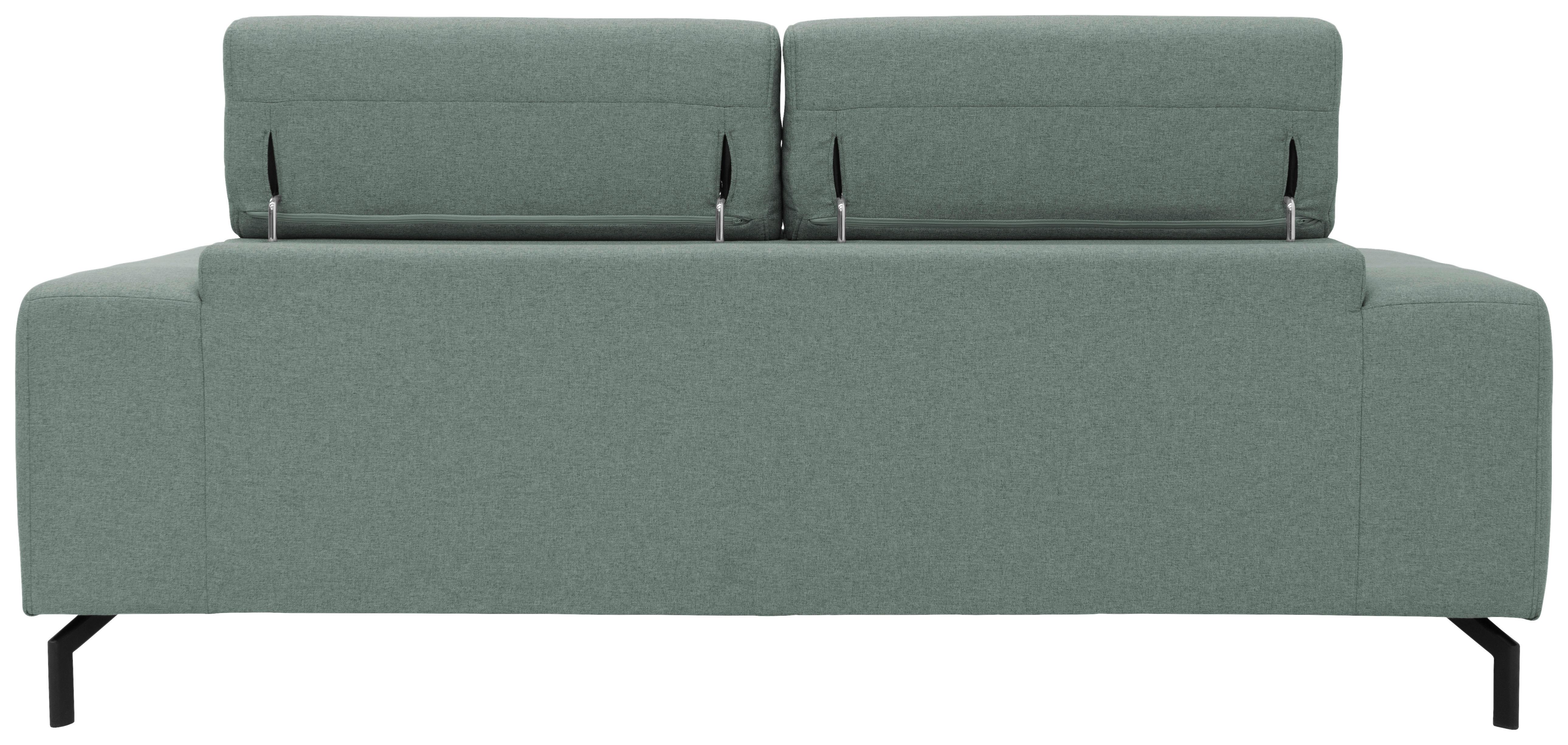 2-Sitzer-Sofa Kopfteil verstellbar Cunelli Türkis