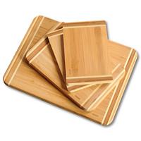 Schneidebrett 4-Er Set - Naturfarben, Basics, Holz (38/1,6/28,5cm) - Kesper