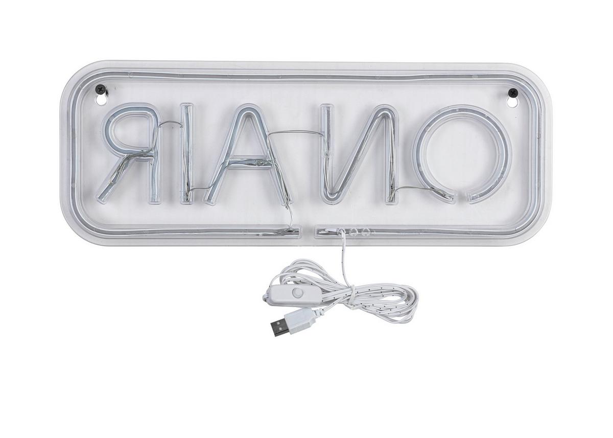 DEKORAČNÍ LED SVÍTIDLO ONI - bílá/průhledné, Moderní, plast (40/15/1,30cm) - Mömax