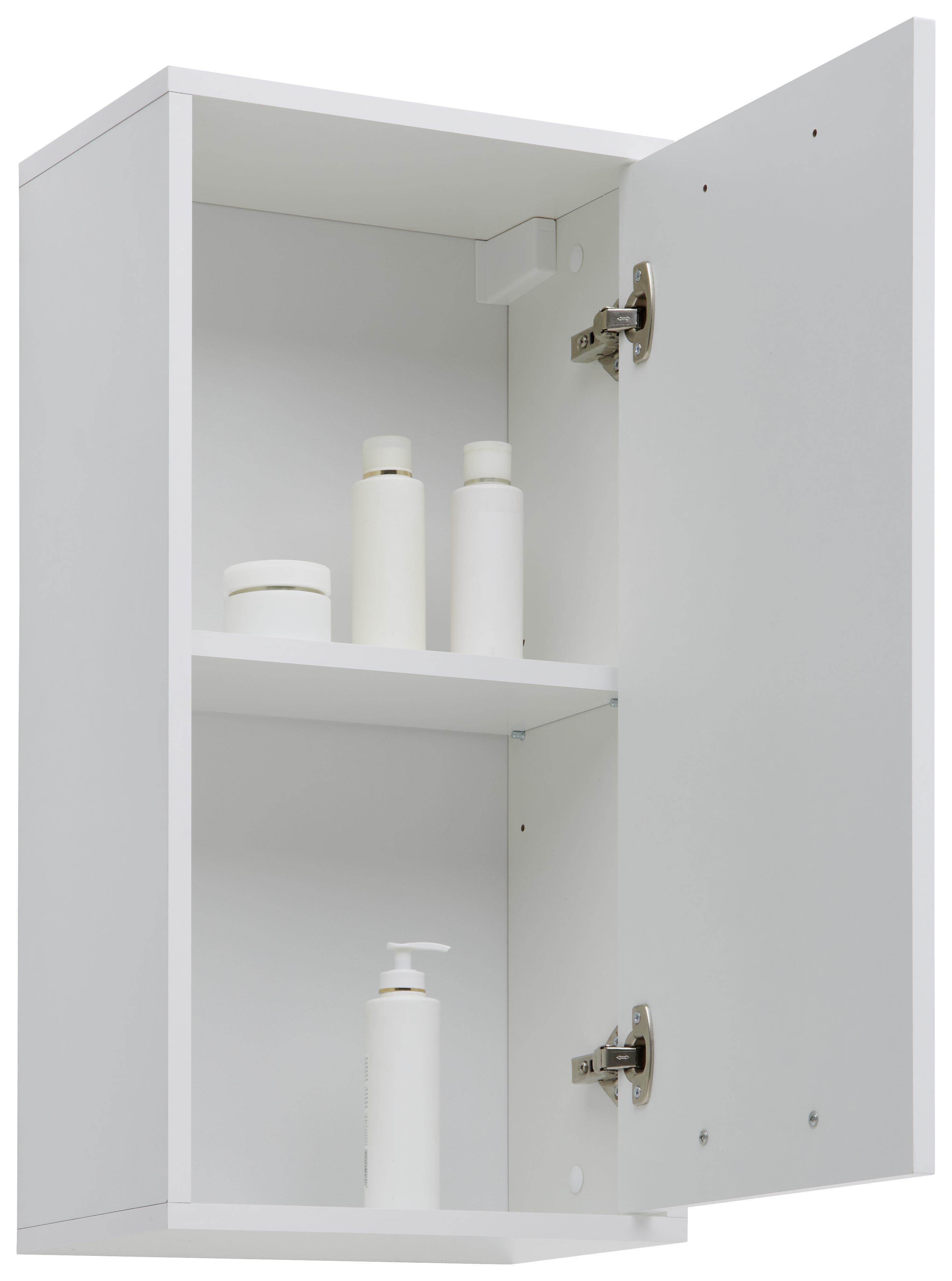 Hängeschrank Mit Soft-Close Milano B: 38 cm, Weiß - Weiß, MODERN, Holzwerkstoff (38/72/23cm)