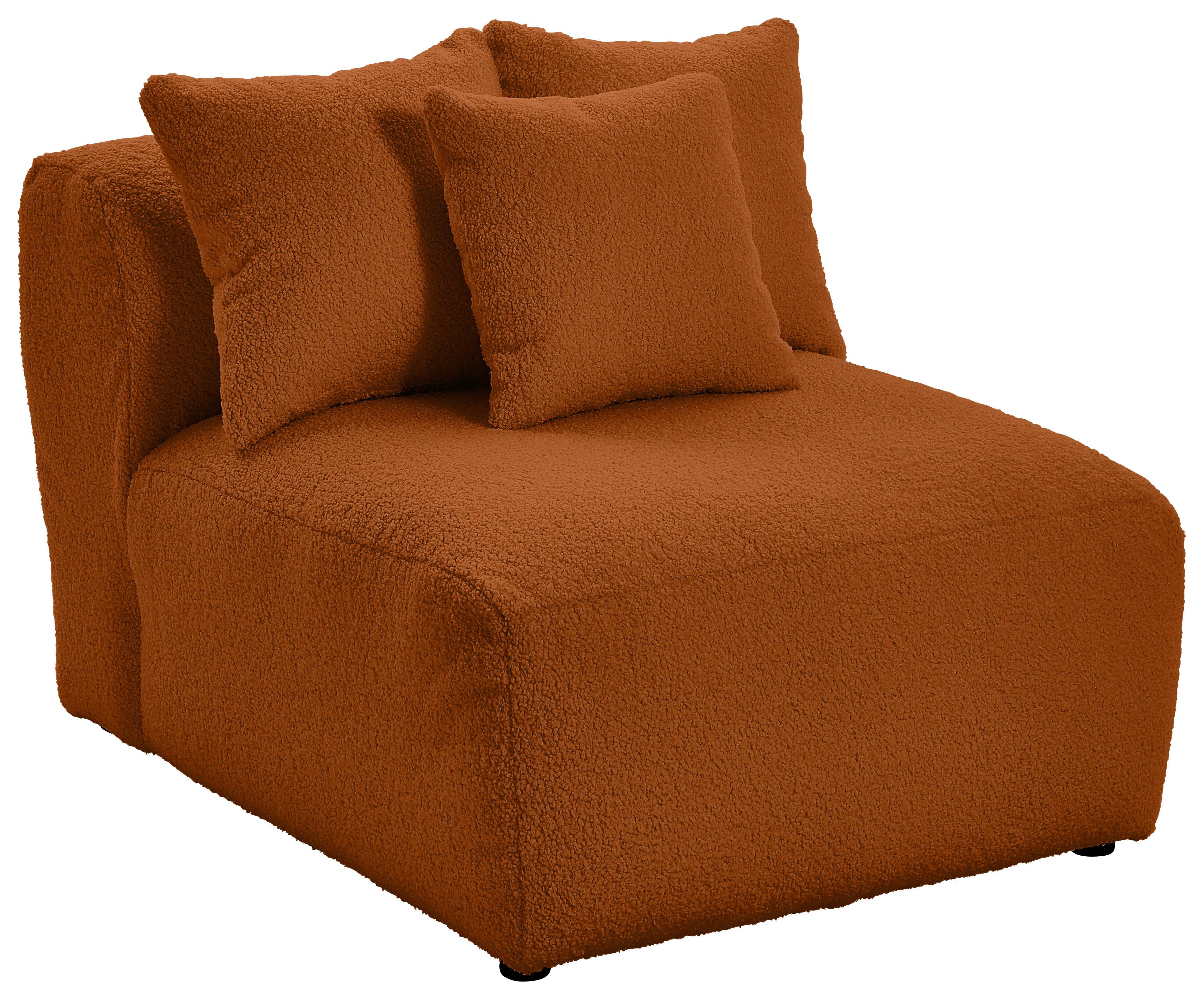 Sofaelement Bloom - 1 Al Modul - Rostfarben, Trend, Textil (85/70/122cm) - Livetastic