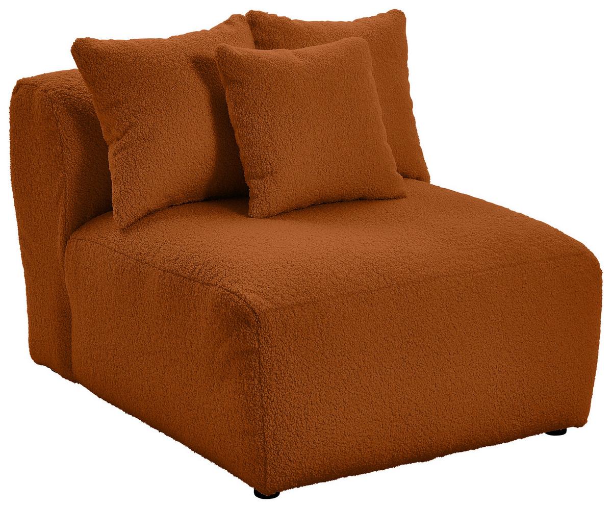 Sofaelement Bloom - 1 Al Modul - Rostfarben, Trend, Textil (85/70/122cm) - Livetastic