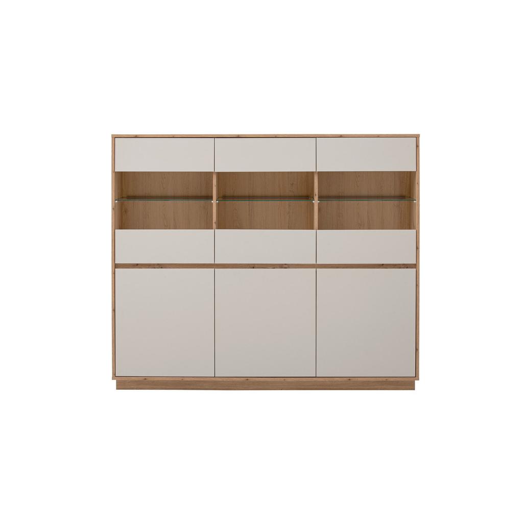 Highboard Sonora Kashmir/Eiche B: 164cm