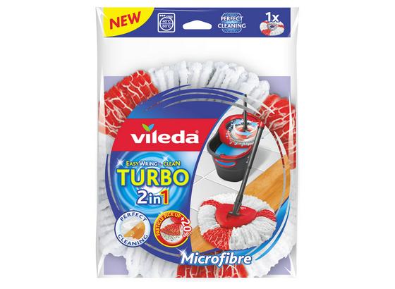 Potah Na Mop Easy Wring And Clean 2v1 - bílá/červená, Konvenční, textilie/umělá hmota Potah Na Mop Easy Wring And Clean 2v1 - bílá/červená, Konvenční, textilie/umělá hmota