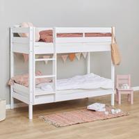 Etagenbett Eco Comfort Weiß, Lf: 70x160 cm - Weiß/Naturfarben, MODERN, Holz (70/160cm) - MID.YOU