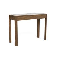 Konzolový stolík dub dyha/keramika - hnedá/béžová, Design, drevo/kompozitné drevo (100/40/75cm) - MID.YOU