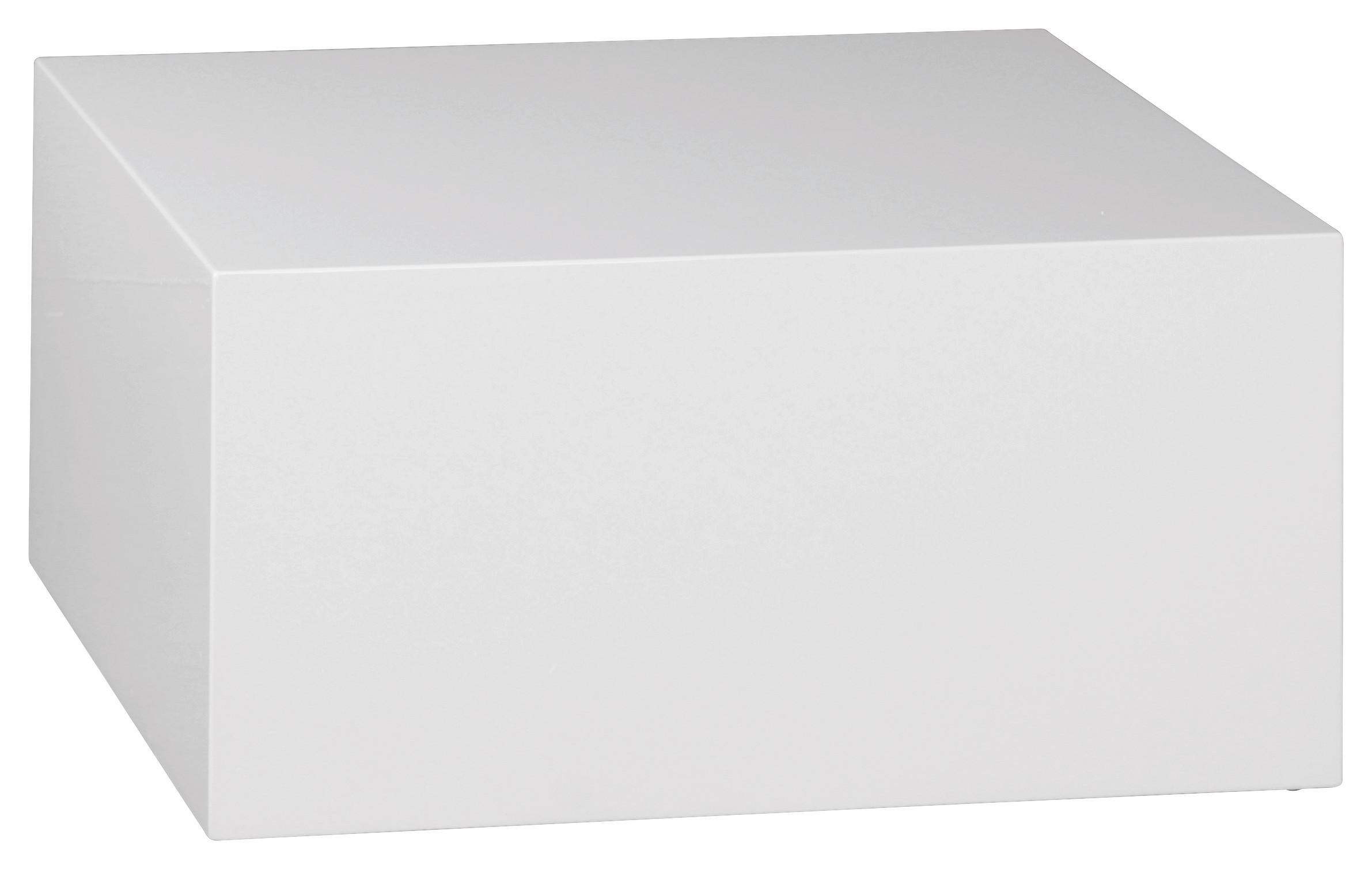 Couchtisch Quadratisch Monobloc, Weiß