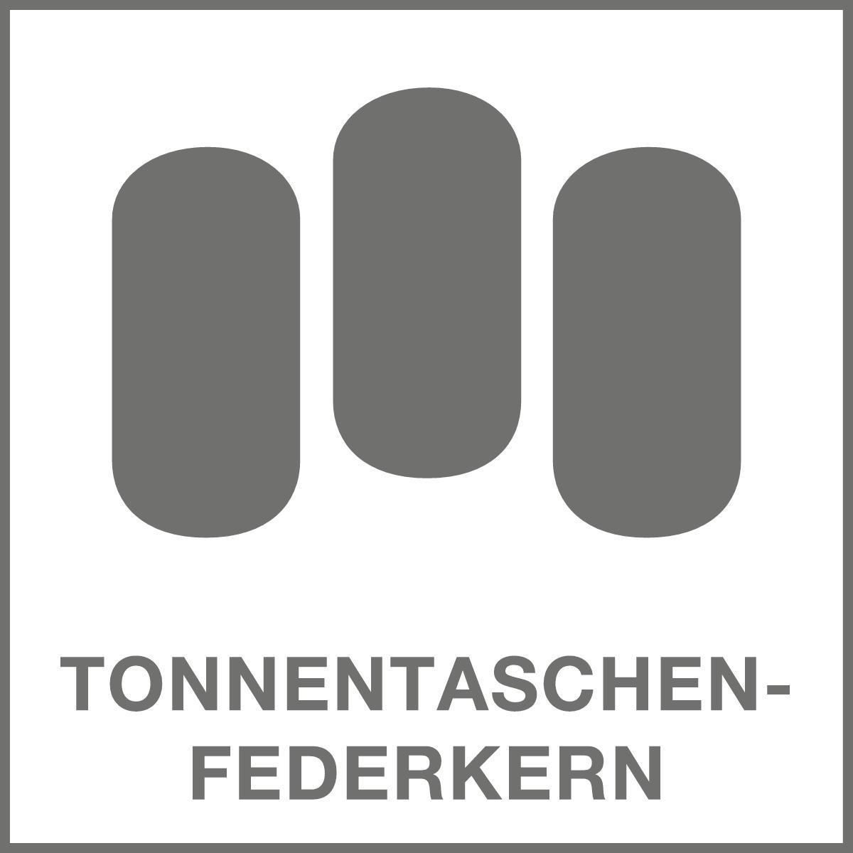 Taschenfederkernmatratze Rolly 90x200cm Mittelfest - Weiß, Textil (90/200cm) - Primatex