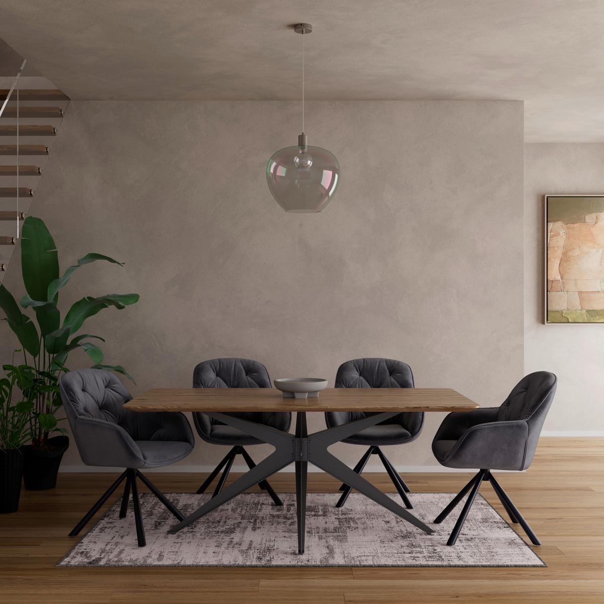 HÄNGELEUCHTE RENI - Champagner/Transparent, MODERN, Glas/Kunststoff (40/120cm)