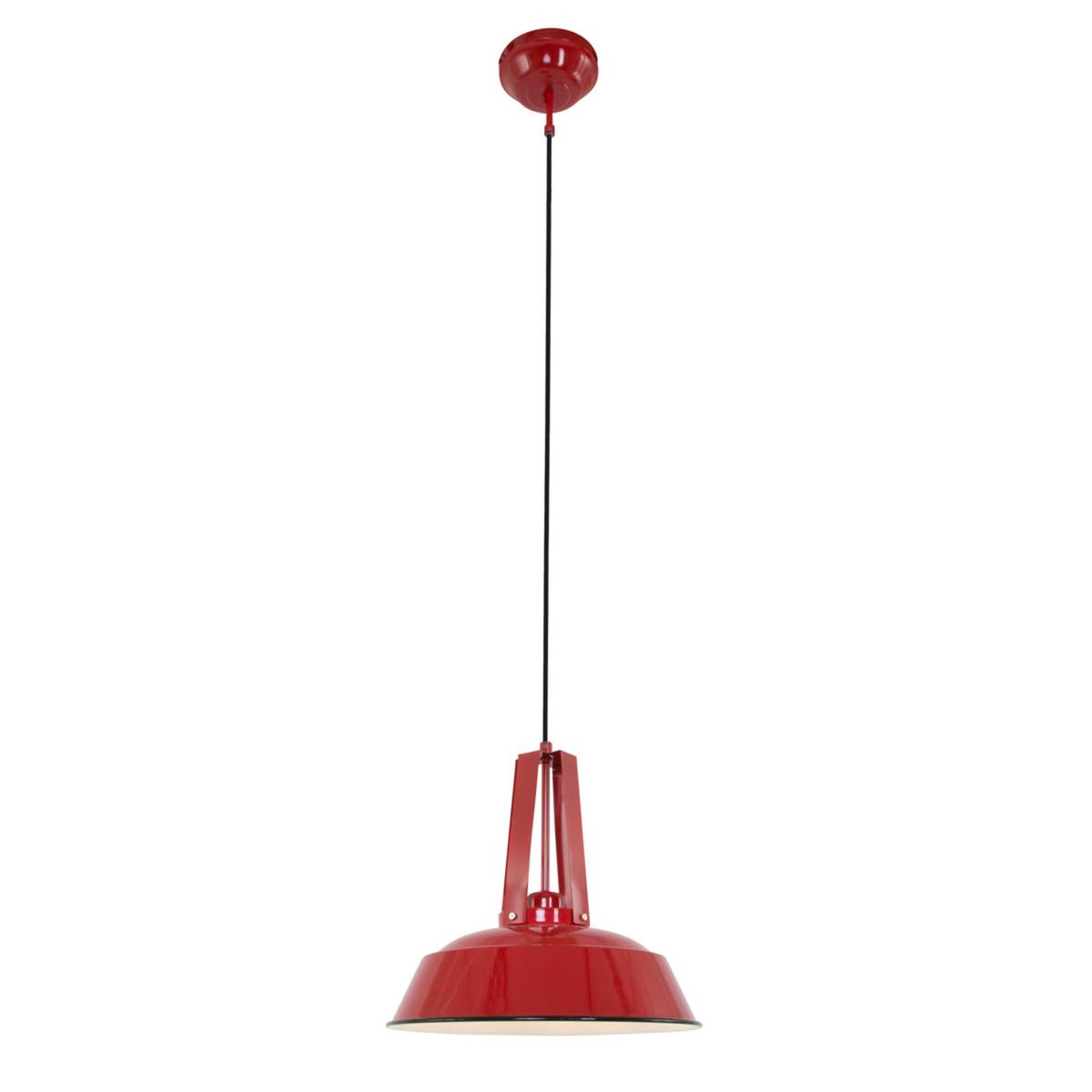 Pendelleuchte Eden - Rot, Trend, Metall (42/45-200/42cm)