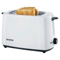 Toaster At2286 Mit Krümelschublade - Schwarz/Weiß, MODERN, Kunststoff/Metall (39/16,5/15,5cm) - Severin