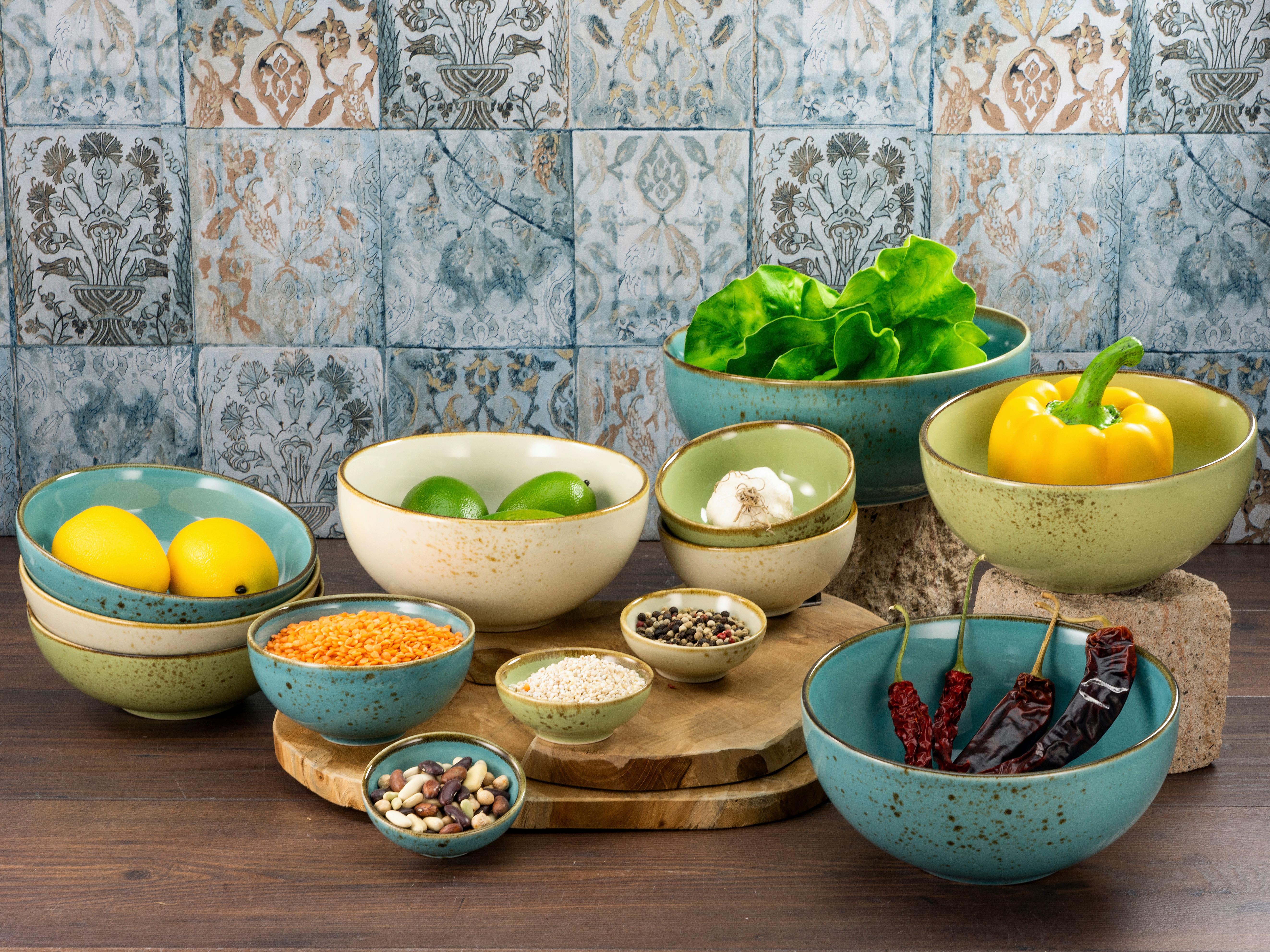 Dipschalenset 22079 Nature Collection - Grau, Trend, Keramik (8cm) - Creatable