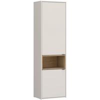 Schrank Samm Eichefarben, Beige B: 53,6 cm - Eichefarben/Beige, Trend, Holzwerkstoff (53,6/190,5/40cm)
