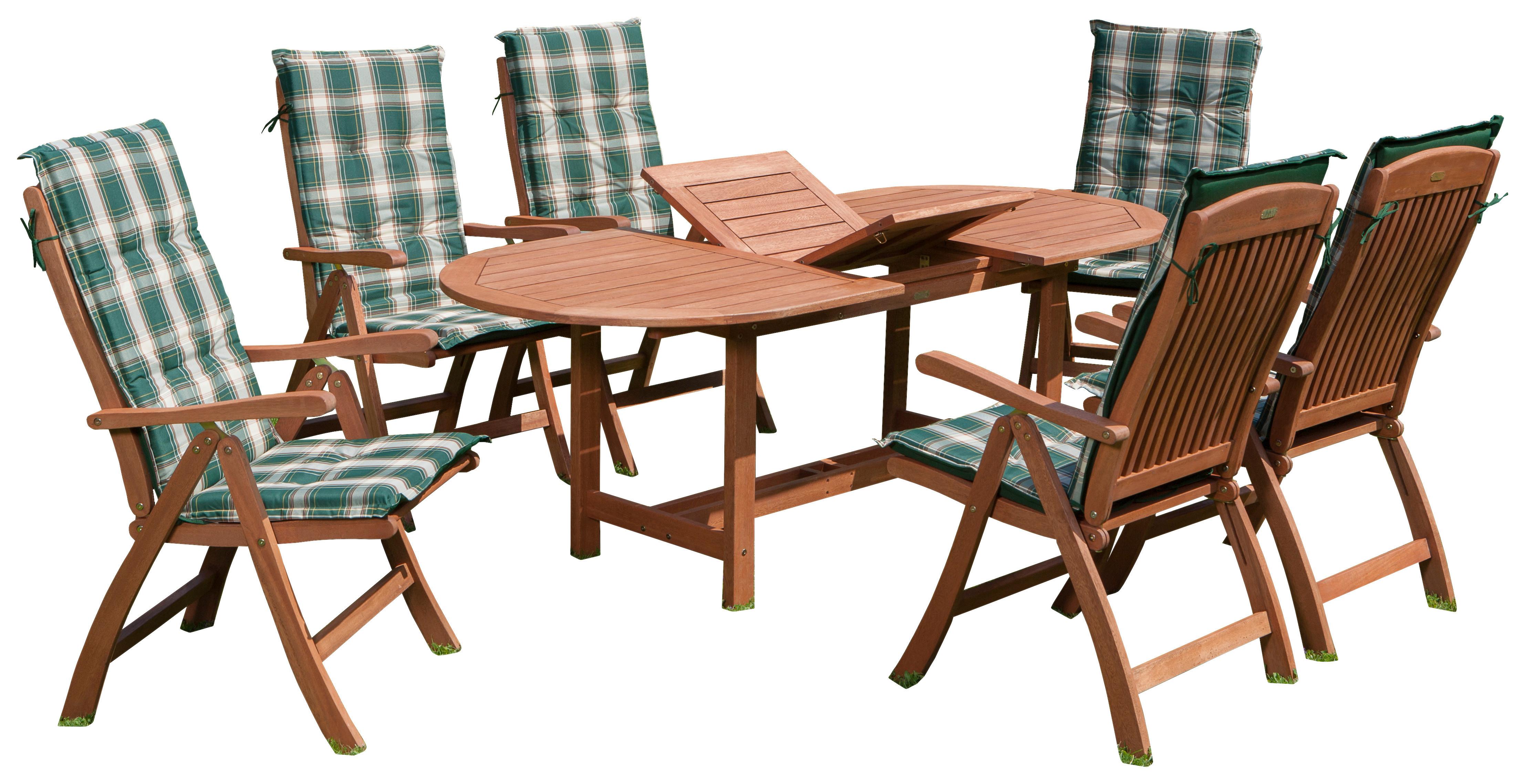 Gartenmöbel Set 13-Teilig Maracaibo Holz