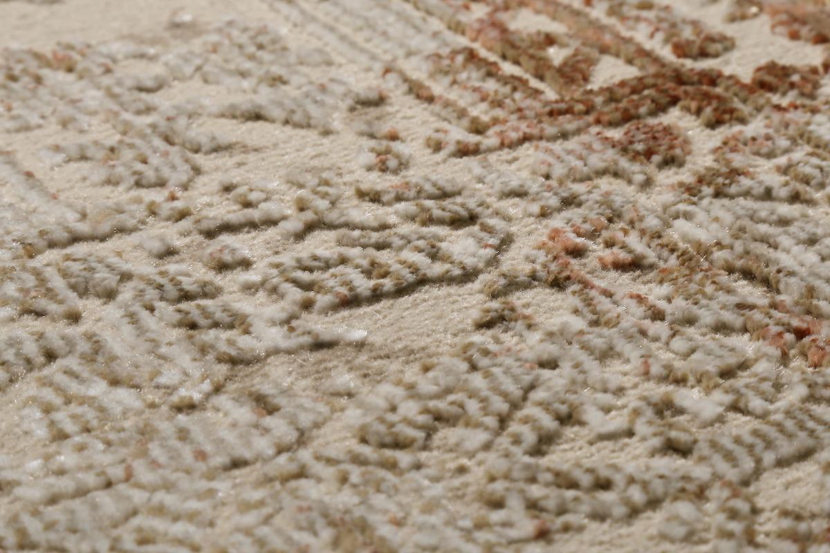Vintage-teppich Rococo Sandfarben 133x200 Cm - Sandfarben/Rostfarben, LIFESTYLE, Textil (133/200cm) - WECON HOME