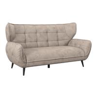 Dvojmiestna pohovka PESCARA, sahara - čierna/Sahara, Modern, textil (191/105/98cm)