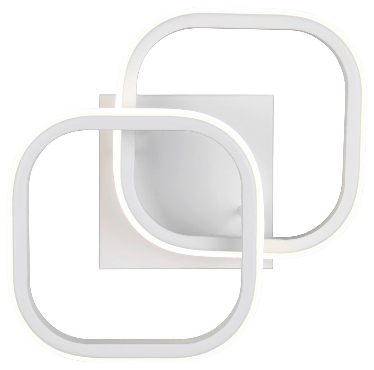 Led-deckenleuchte, 4000k Denise - Weiß, Basics, Kunststoff/Metall (24/24/10,5cm) - Luca Bessoni