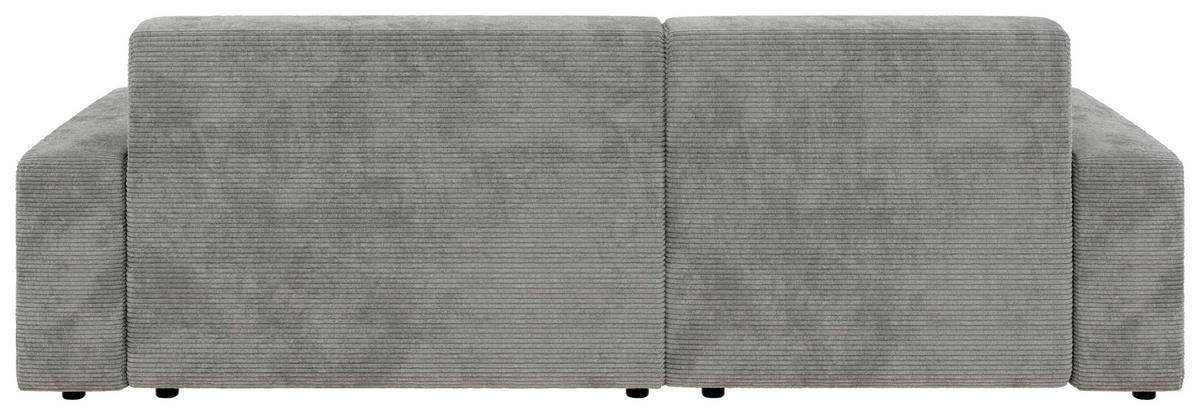 Ecksofa Wien, Grau S: 162x246 cm - Schwarz/Grau, MODERN, Textil (162/246cm) - Trendmanufaktur