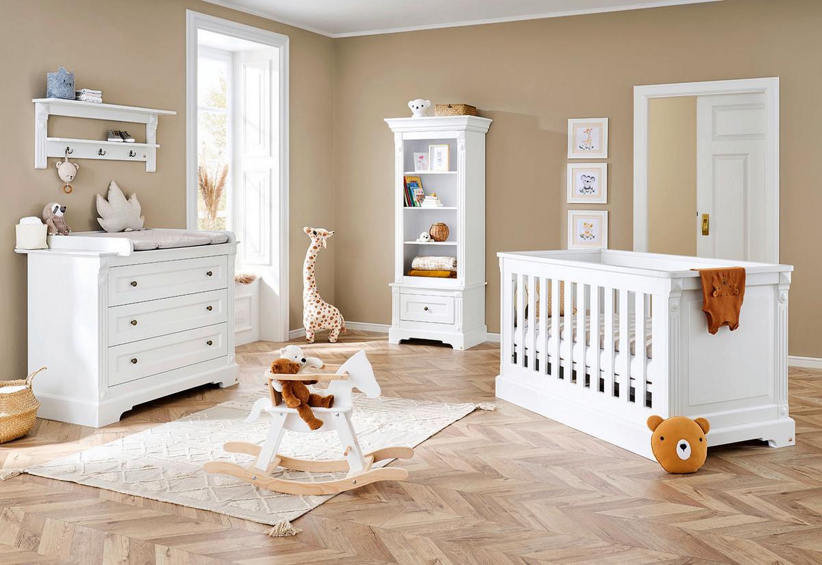 Babyzimmer 093467bw Emilia - Weiß, Trend, Holzwerkstoff - Pinolino