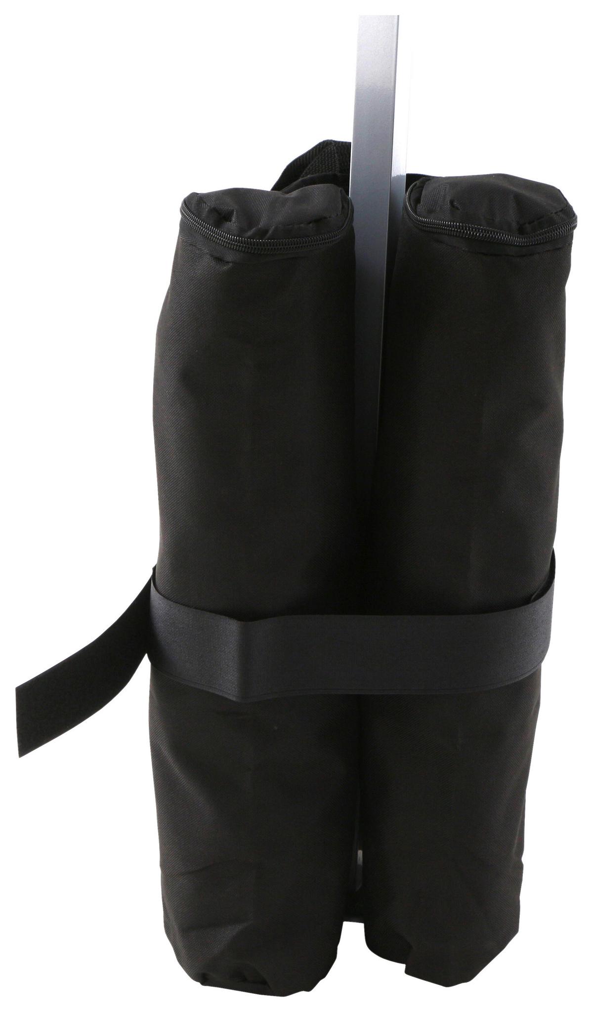 Pavillon Beschwerung Wetterfest - Schwarz, MODERN, Kunststoff (52,5/25/53cm) - Siena Garden