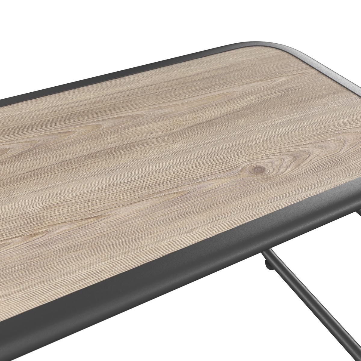 Loungegarnitur Mailand - Dunkelgrau/Hellgrau, MODERN, Kunststoff/Textil - Beldano