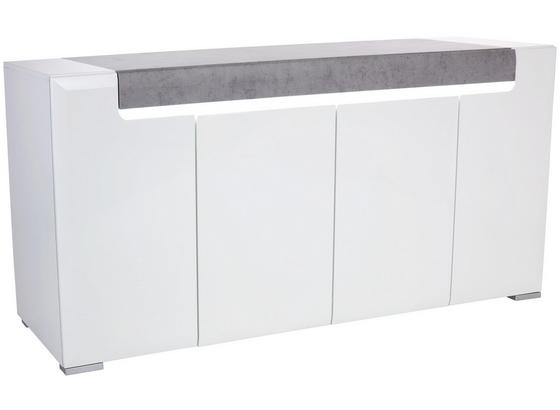 Kommode Toronto New Tok11 B:190cm Betonoptik/ Weiß Dekor - Weiß/Grau, MODERN, Holzwerkstoff (190/84,5/42,2cm) - Ombra Kommode Toronto New Tok11 B:190cm Betonoptik/ Weiß Dekor - Weiß/Grau, MODERN, Holzwerkstoff (190/84,5/42,2cm) - Ombra