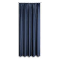 Vorhang mit Band Ben II 135x245 cm Blau - Blau, KONVENTIONELL, Textil (135/245cm) - Ondega