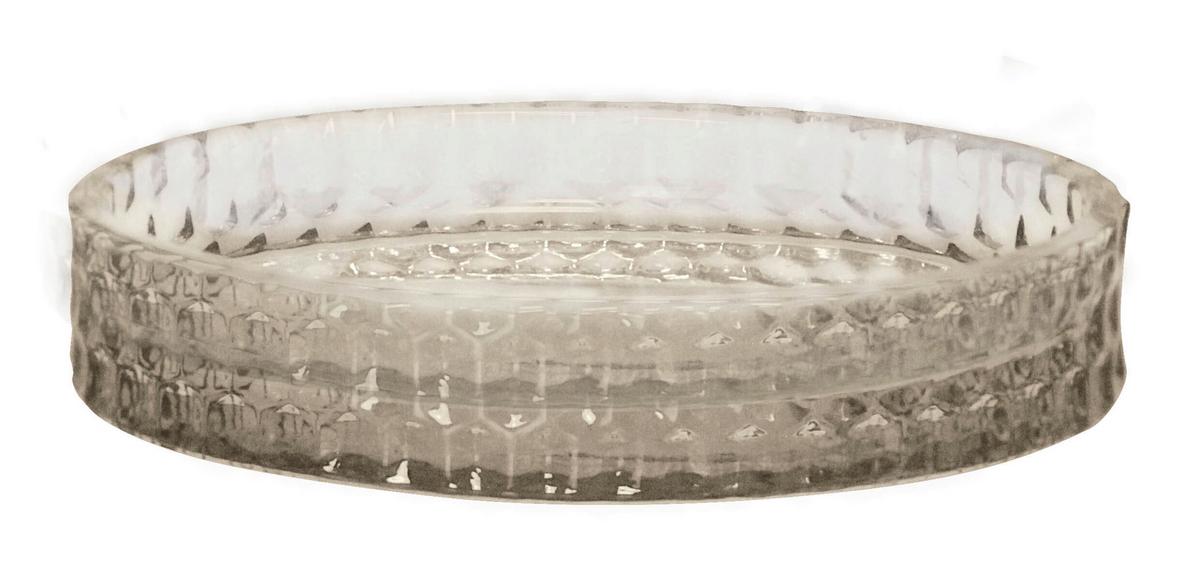 Seifenschale Melua Sandfarben Glas - Sandfarben, Basics, Glas (11,0/2,2cm) - Kleine Wolke