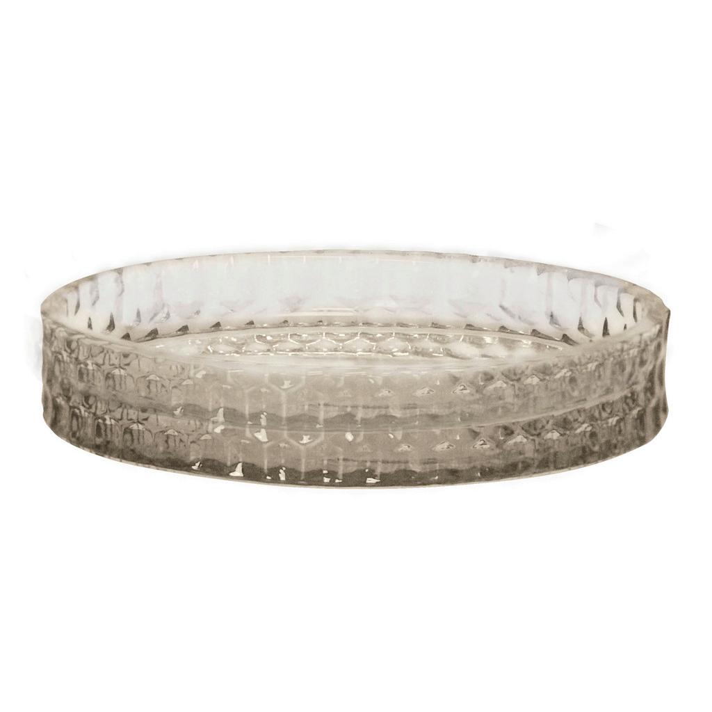 Seifenschale Melua Sandfarben Glas