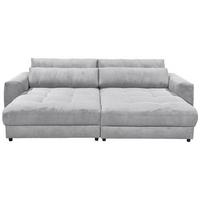 Mega pohovka LOVESEAT sv. sivá - čierna/svetlosivá, Konventionell, kompozitné drevo/textil (292/90/194cm) - MID.YOU