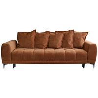 Schlafsofa Weronika Kupferfarben B: 247 Cm - Schwarz/Kupferfarben, Design, Holz/Holzwerkstoff (247/94/90cm) - MID.YOU