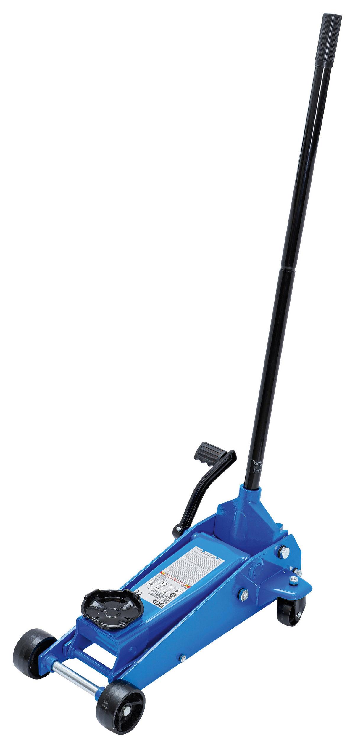 Rangier-wagenheber Hydraulisch Blau/schwarz B: 68,5 Cm - Blau/Schwarz, Basics (68,5/14,5cm)