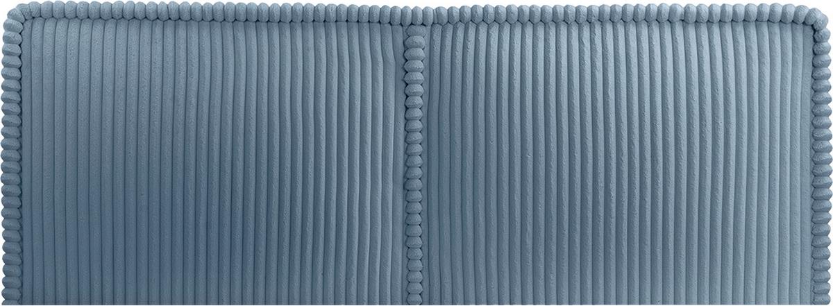 Boxbett Barcelona Lf: 140x200 Blau - Blau/Schwarz, MODERN, Holz/Kunststoff (140/200cm) - MID.YOU