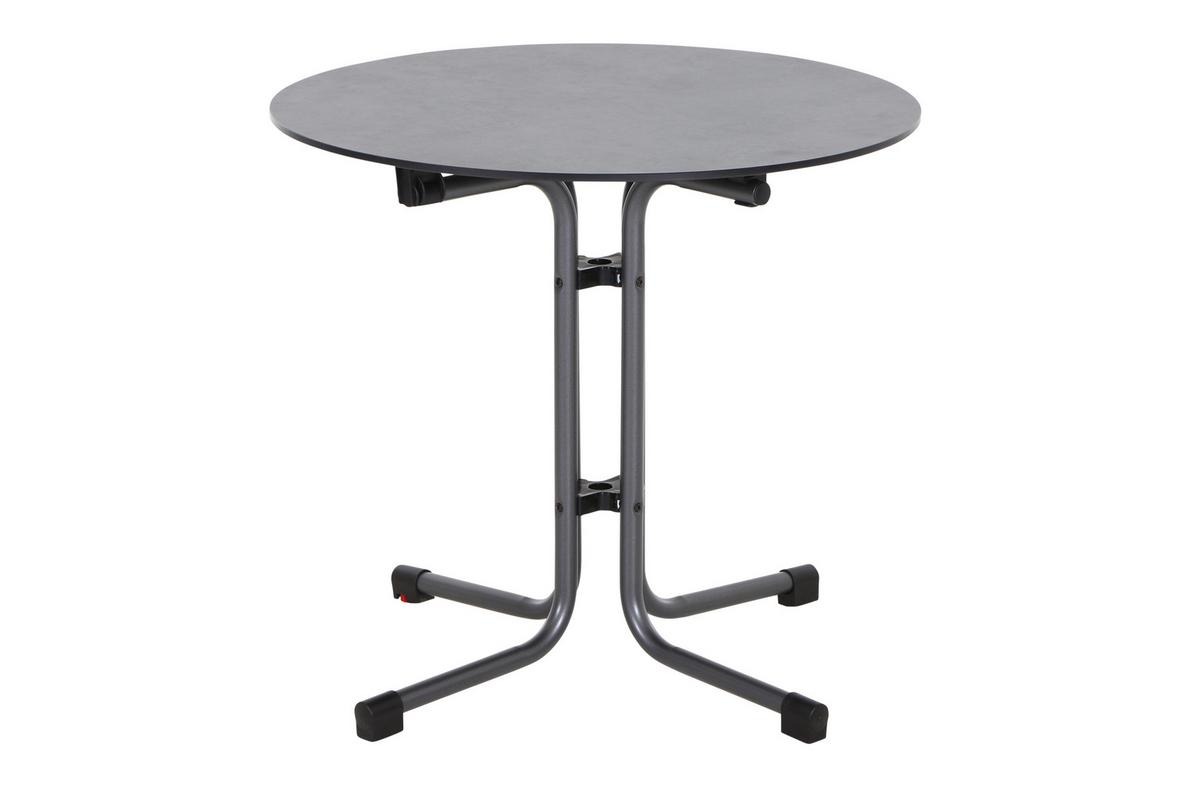 Gartengarnitur T20195 - Anthrazit/Gelb, Basics, Holzwerkstoff/Kunststoff (57/80/56cm) - Siena Garden