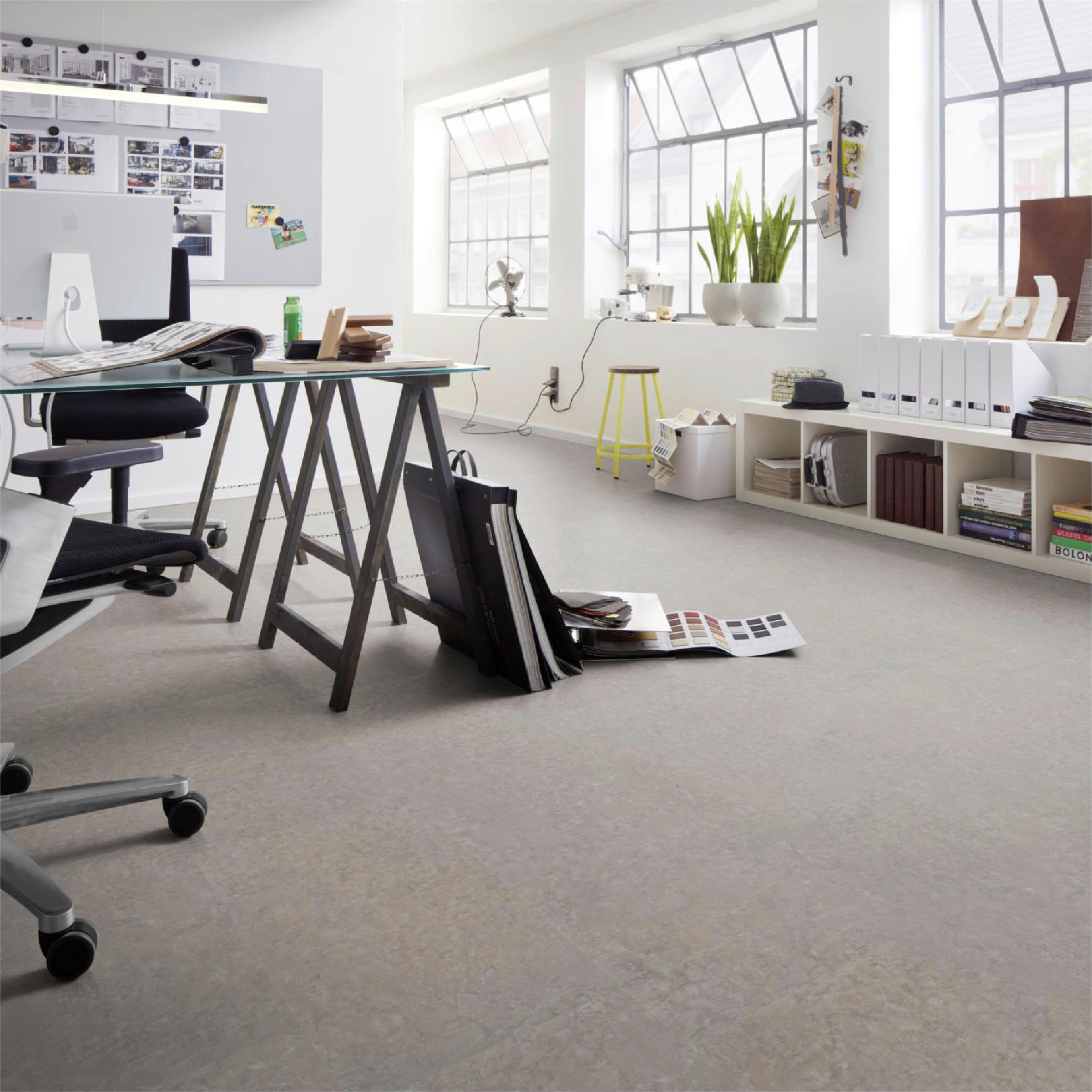 Designboden Steinoptik Greige Stärke 4,2mm - Greige, Basics, Kunststoff (60.5/30.48/0.42cm)