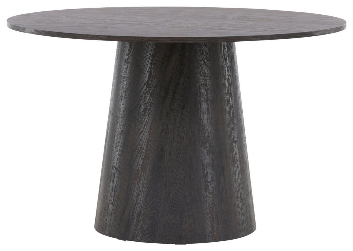 Esstisch Lanzo - Schwarz/Braun, Design, Holz (120/120/75cm) - Livetastic