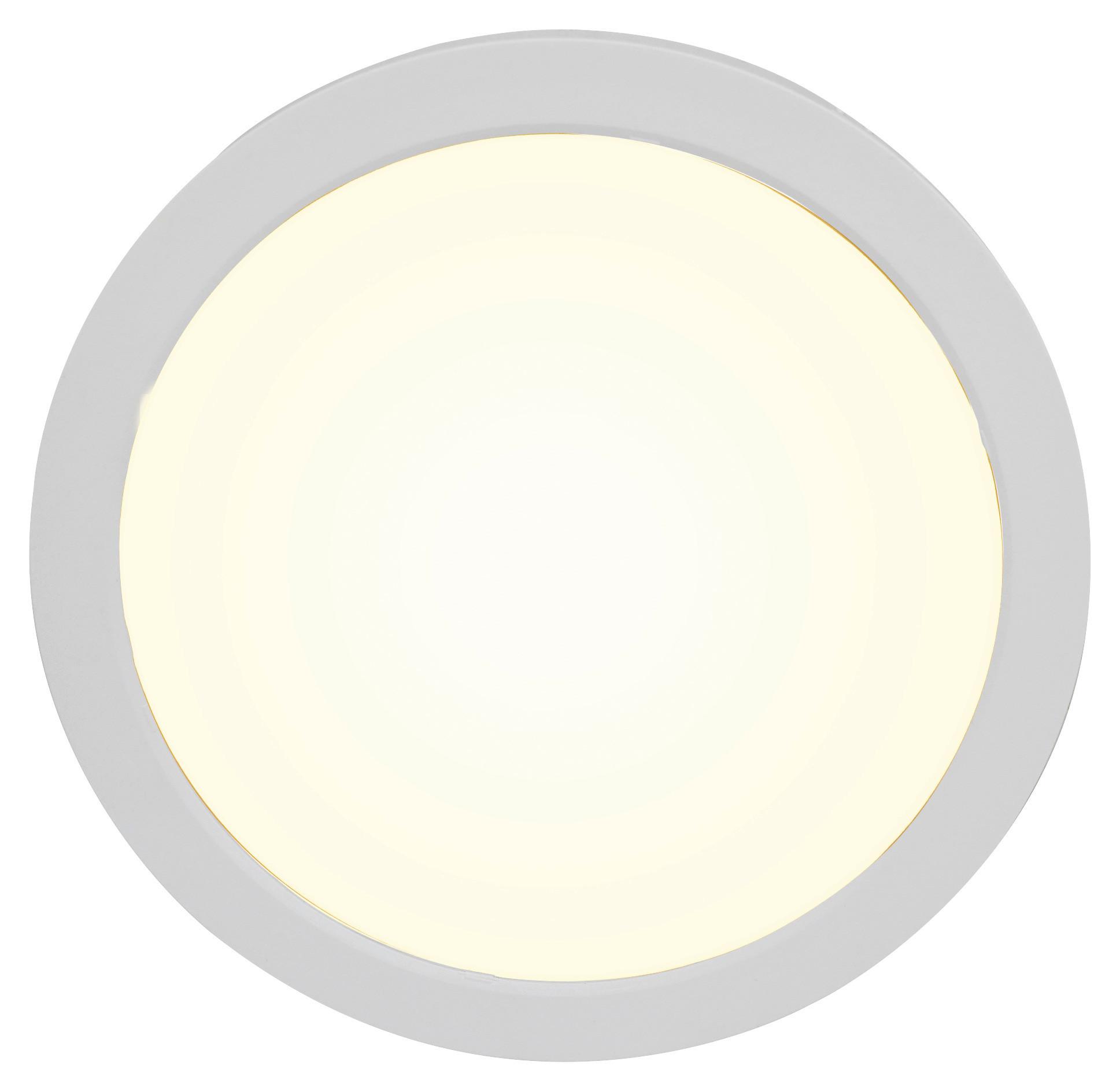 LED-Wandleuchte Casey Weiß D: 22 cm