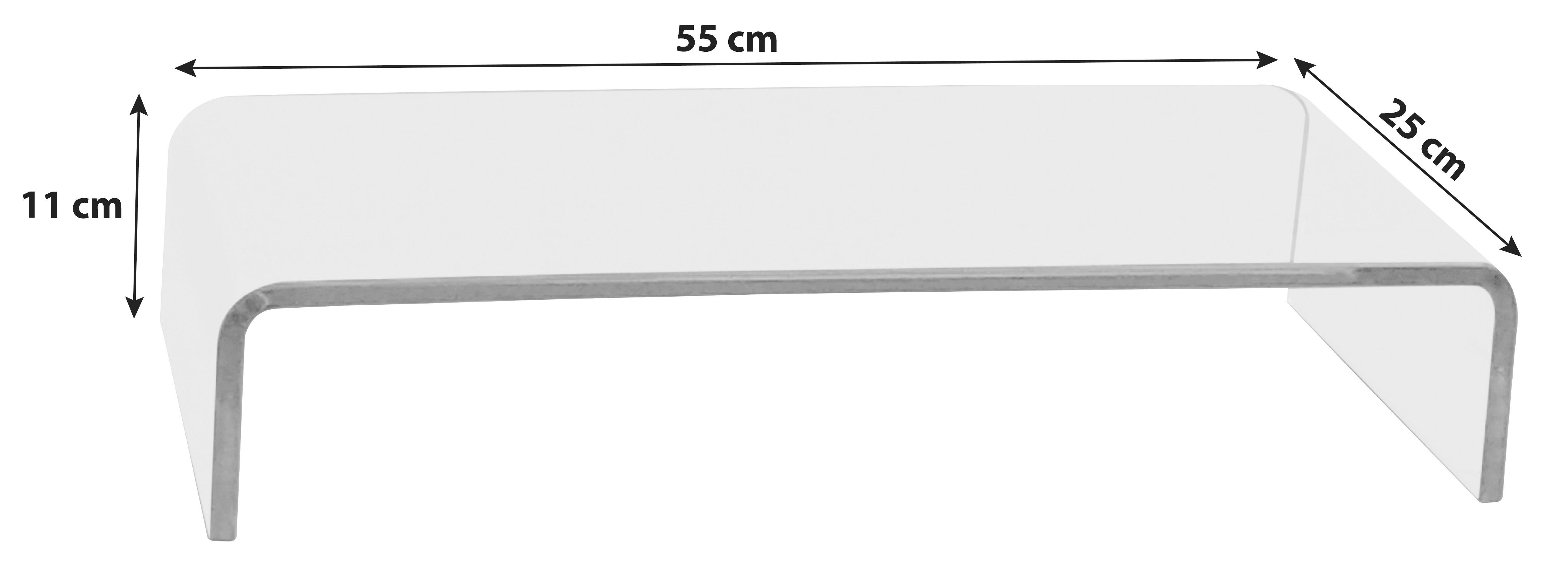 Tv-magasító Hagen 2 - Modern, Üveg (55/11/25cm)