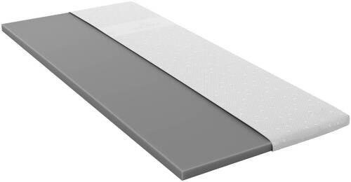 Topper Geltex Pure 90x200 cm Gelschaum - Weiß, Textil (90/200cm) - Sembella