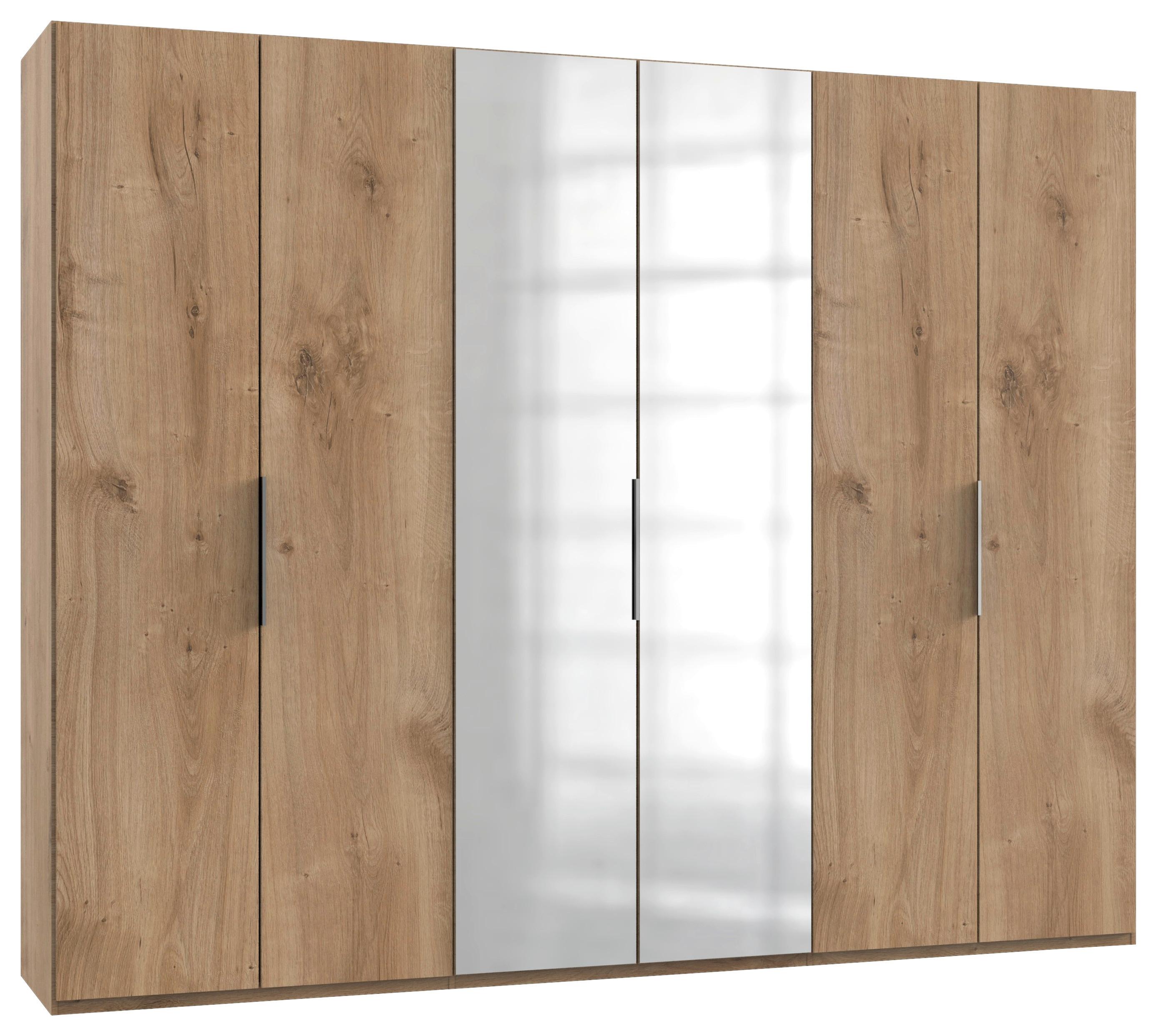 Drehtürenschrank 300 cm Level Eichefarben Dekor - Eichefarben, MODERN, Holzwerkstoff (300/236/58cm) - MID.YOU
