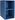 Regal Stehend/Hängend Box B: 23 cm Himmelblau - Blau, MODERN, Holzwerkstoff (23/46/25cm) - Ondega