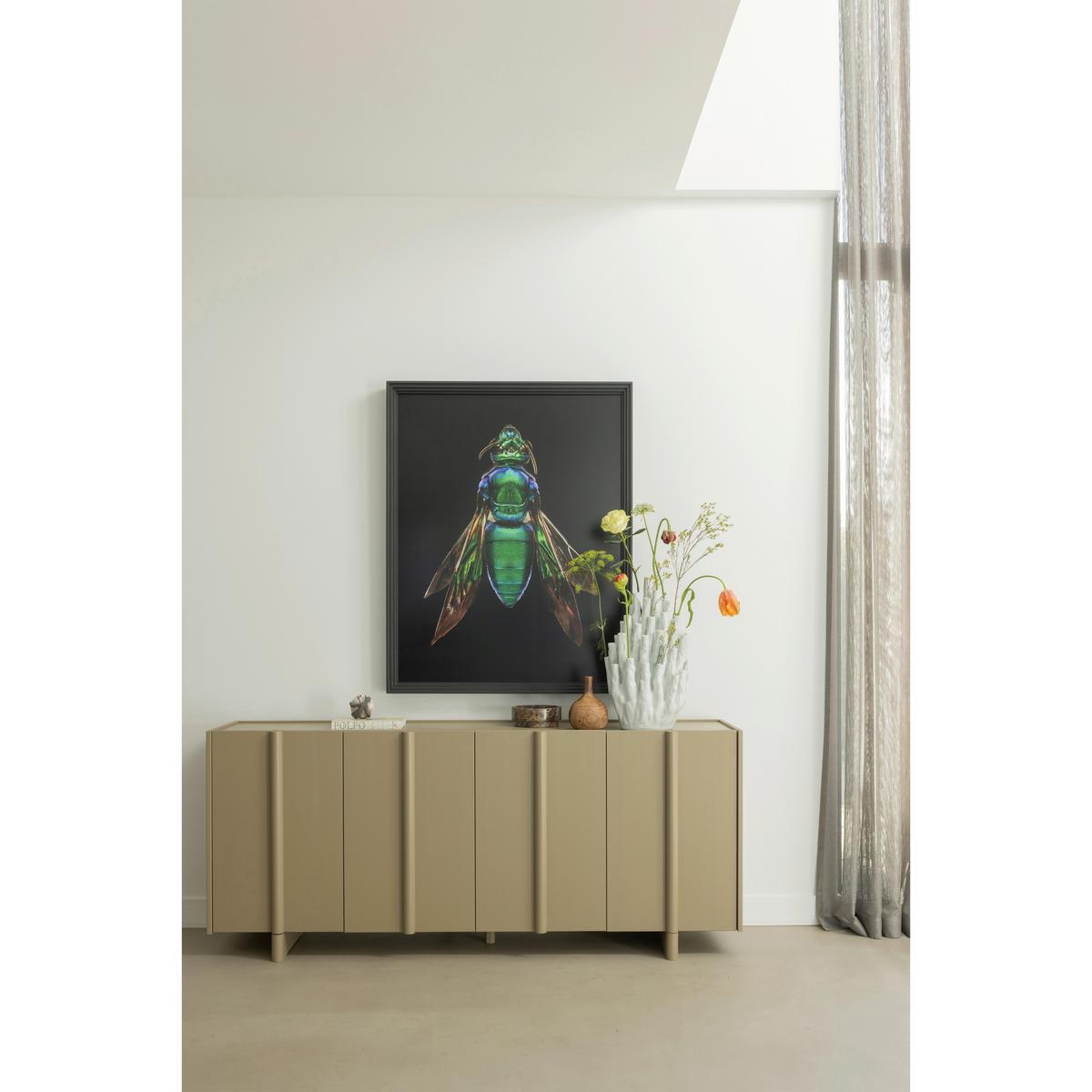 Sideboard Basu Schlammfarben B: 200 Cm - Schlammfarben, Design, Holz (200/85/46cm) - Livetastic