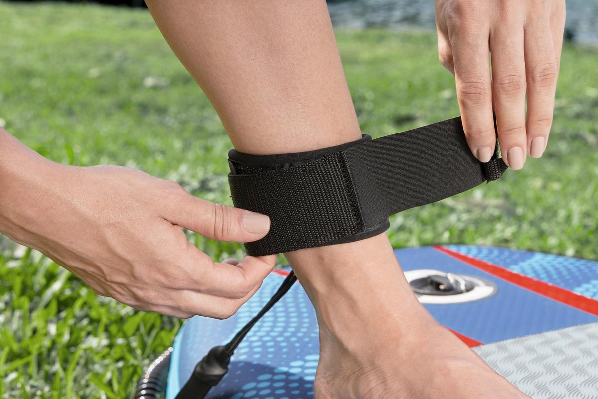 Stand-Up Paddle Board David - Blau/Grau, KONVENTIONELL, Kunststoff/Metall (305/84/15cm) - Bestway