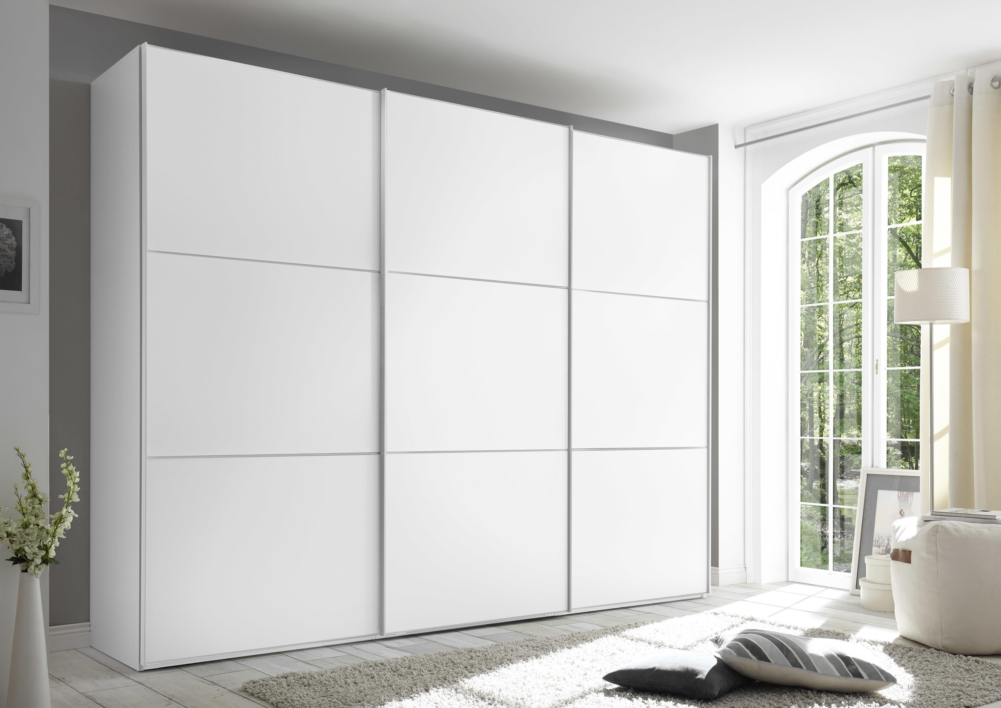 Schwebetürenschrank Includo Weiß Zimmer