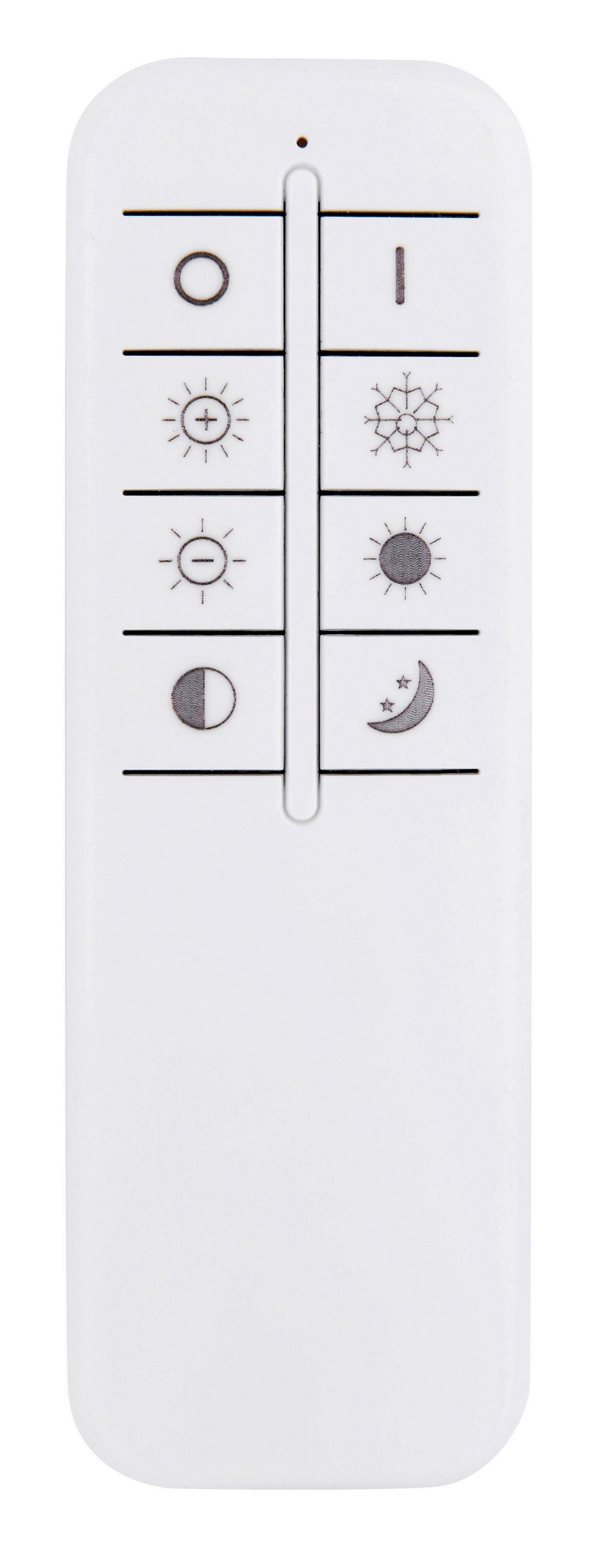 LED-DECKENLEUCHTE Memory-Funktion - Silberfarben/Opal, Design, Kunststoff/Metall (103,5/65/8,5cm) - Globo