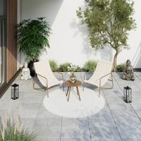 Balkonszett Memphis - barna, Modern, textil/fém - Beldano